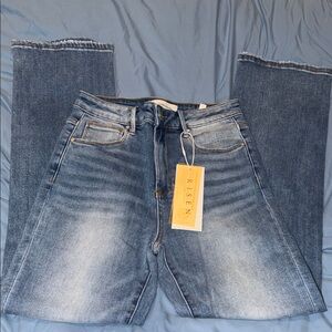 Risen Women's Straight Leg Jeans - Blue